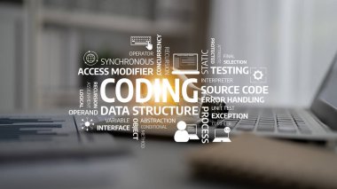 Yazılım geliştirme anlayışını geliştiren veri yapısı, test, hata işleme ve kaynak kod gibi kodlama kavramlarının yaratıcı bir illüstrasyonunu keşfedin. Tessel