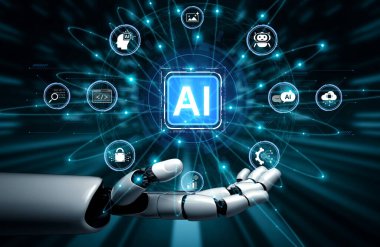 A generative AI assistant presents its versatile toolkit. This platform provides developers and creators with tools for coding, image generation, and building intelligent applications. Fermion