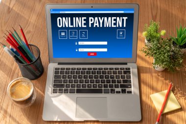 İnternet üzerinden modem para transferi için çevrimiçi ödeme platformu