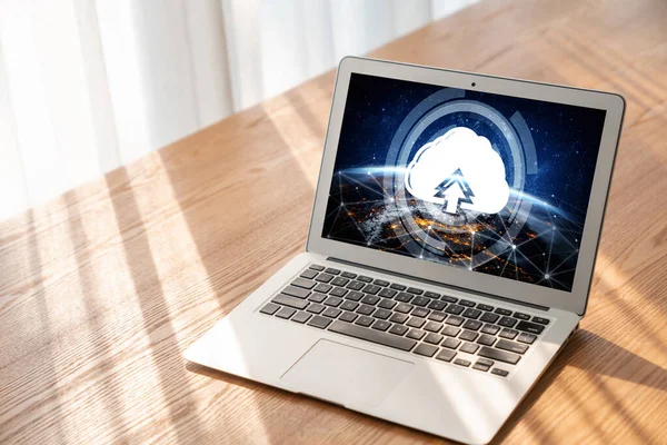 Mod uzak çalışma ve kişisel veri depolama için bulut hesaplama yazılımı