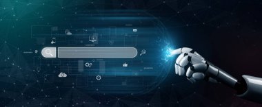 Dijital bilgi bulmak, SEO görünürlüğünü arttırmak, görüşleri izlemek ve akıllı çevrimiçi araçlarla veri erişimini desteklemek için AI yardımcı motor arayüzü. Kefil