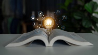 Artificial Intelligence AI as a core technology. A concept of an AI ecosystem powering data analysis, machine learning, and global networks. Motif