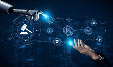 Yapay zeka, dijital hukuku kontrol panelleri, adalet odaklı araçlar ve etik yönetim ve teknoloji politikalarının hizalanması için güvenli otomasyon yoluyla düzenler. Yapay Zeka Çizgisi