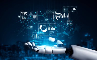 Yapay zeka, veri analizlerini öngörü modelleri, akıllı gösterge panelleri ve veri odaklı iş kararları için sanal asistan görüşleriyle yürütüyor. Kefil