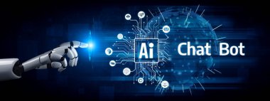 Yapay Zeka Asistanı Chatbot Prompt Mühendislik Tarafından Açıklanabilir Yapay Zeka Bilgileri ve Akıllı İş Desteği için LLM Derin Öğrenme Teknolojisi tarafından kontrol ediliyor. Kefil