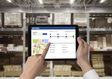 Ürün nakliyesi ve teslimatı için e-ticaret ve mod çevrimiçi iş izleme sistemi