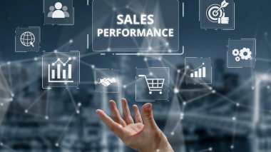 Sayısal satış performans gösterge paneli satış performans ölçümlerini, performans eğilimlerini, satış performans analizlerini ve iş bağlamında satış artışını gösteriyor. Muxer