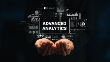 İş Zekası ve Karar Verme için Veri Görselleştirmeleri ve Grafikleriyle Elleri Tutma Gelişmiş Analitik Kavramı. Asemptotik akıllı veri analitiği.