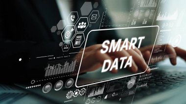 Akıllı Veri Analizi 'nin İş Zekası ve Teknoloji Sezgileri için Grafikleri ve Grafikleriyle Dijital Görselleştirilmesi. Asemptotik akıllı veri analitiği.