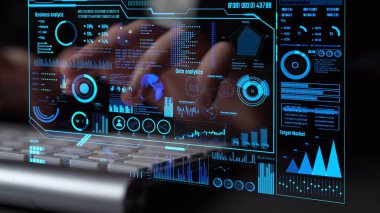 Modern dijital işletmelerde veri analizi ve gerçek zamanlı analitik, öngörü veri modellemesi, iş zekası analizleri ve veri odaklı karar verme stratejisi. Thunk