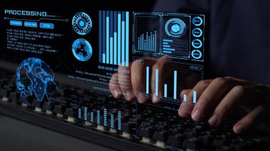 Modern dijital işletmelerde veri analizi ve gerçek zamanlı analitik, öngörü veri modellemesi, iş zekası analizleri ve veri odaklı karar verme stratejisi. Thunk