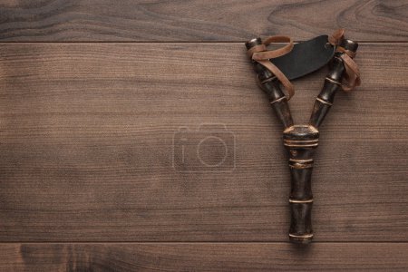 handmade wooden slingshot