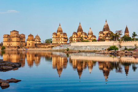 Cenotafios reales de Orchha, Madhya Pradesh, India