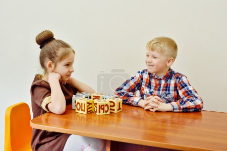 dos preschollers divertido
