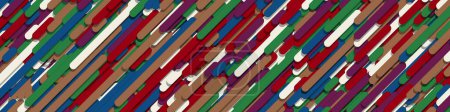 Ilustración de Color Líneas abstractas y círculos Arte Generativo fondo ilustración - Imagen libre de derechos