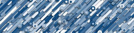 Ilustración de Color Líneas abstractas y círculos Arte Generativo fondo ilustración - Imagen libre de derechos