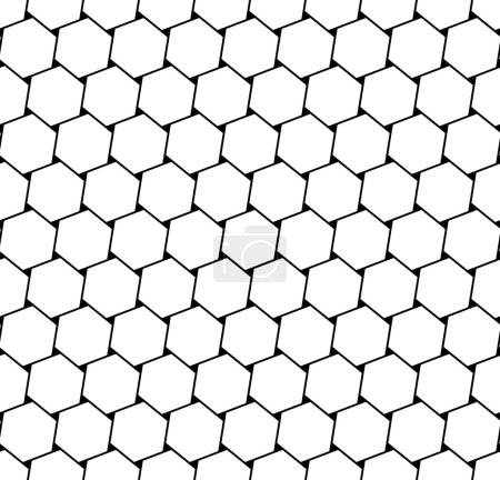 Seamless hexagons latticed texture.