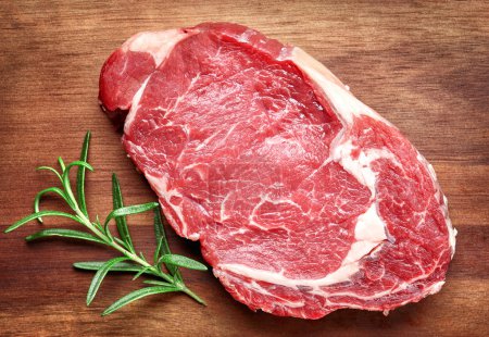 Filete de carne cruda