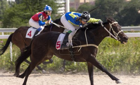 Foto de Carrera por el Premio de Pyatigorsk en Cáucaso Norte - Imagen libre de derechos