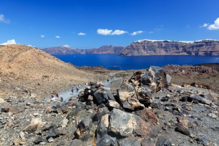 Isla volcánica de Nea Kameni
