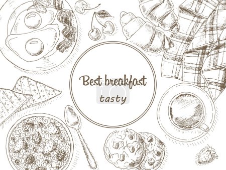 Breakfast background