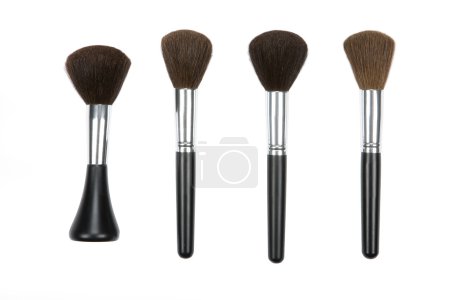 Foto de Cepillos aislados para maquillaje - Imagen libre de derechos