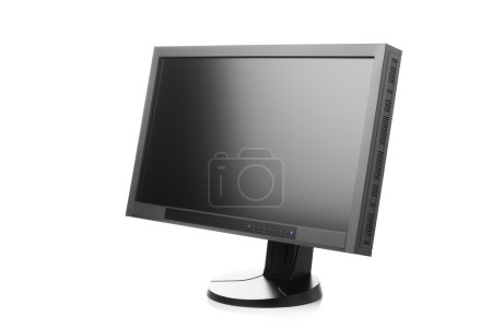 monitor gráfico profesional aislado en blanco
