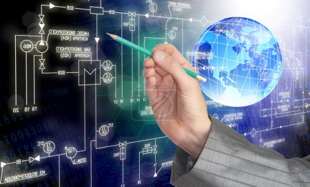 Photo for Industrial engineering technology - Royalty Free Image