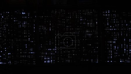 Photo for Big network diagram showing lights - Royalty Free Image
