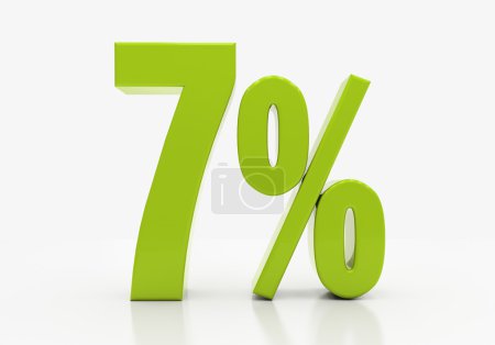 Photo for Percent off. Discount. 3D illustration - Royalty Free Image