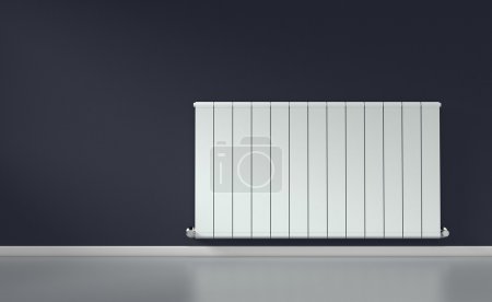 Radiador en una habitación
