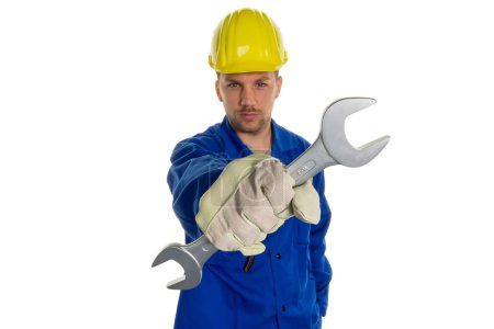 Handwerker mit Werkzeug