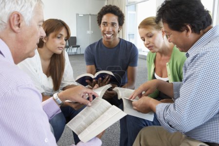 Meeting Of Bible Study Group