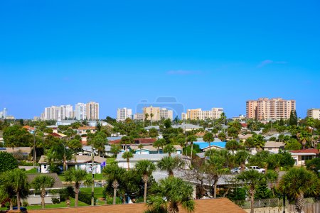 Daytona Beach in Florida aerial at Port Orange