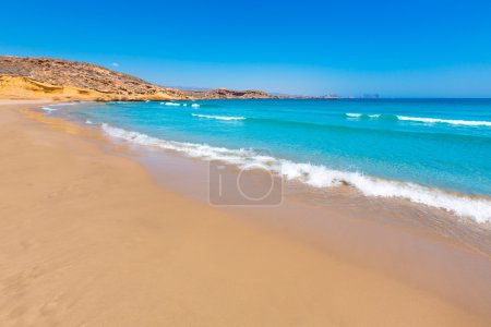 Photo for La carolina beach in Murcia  at Mediterranean sea of spain - Royalty Free Image