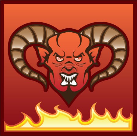 Demonio rojo Vector Diablo
