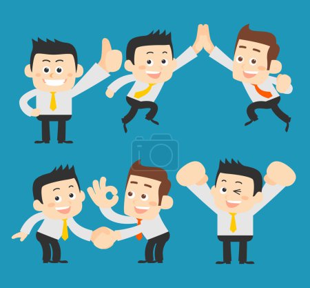 Illustration for Vector illustration - Businessmen set - Royalty Free Image