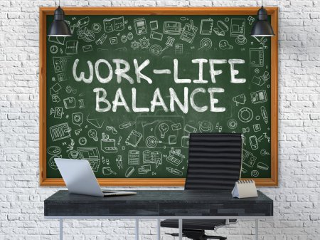 Balance vida-trabajo en pizarra en la oficina
. Balance vida-trabajo en pizarra en la oficina
.
