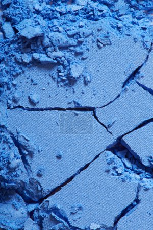 Sombra de ojos azul textura aplastada fondo
Sombra de ojos azul textura aplastada fondo