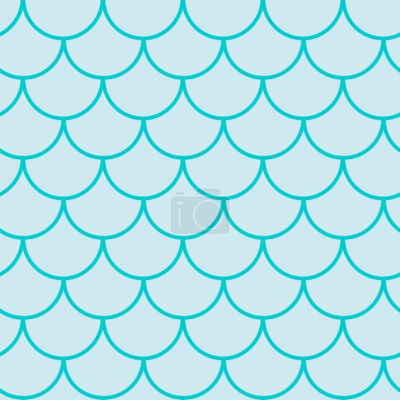 Escamas de pescado patrón sin costura. Reptil, textura de piel de dragón. Fondo de labranza para su tela, diseño textil, papel de envolver, trajes de baño o papel pintado. Cola sirena azul con escamas de pescado bajo el agua.