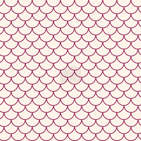 Patrón sin costura sirena chica. Fondo de piel de pez rosa. Fondo cultivable para tela de niña, diseño textil, papel de envolver, traje de baño o papel pintado. Chica sirena textura con pescado escamas bajo el agua.