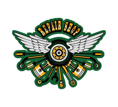 emblema retro neumático
emblema retro neumático