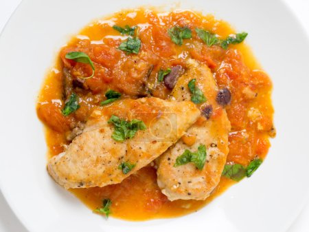 Pollo provenzal de arriba

