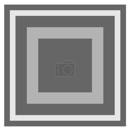 Ilustración de Patrón de cuadrados superpuestos aleatorios, elemento de diseño de fondo - Imagen libre de derechos