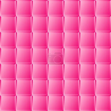 Ilustración de Repeatable beveled revetment, tiles mosaic abstract simple background, pattern. Stock vector illustration, Clip-art graphics - Imagen libre de derechos