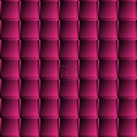 Ilustración de Repeatable beveled revetment, tiles mosaic abstract simple background, pattern. Stock vector illustration, Clip-art graphics - Imagen libre de derechos