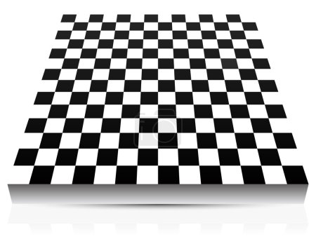 empty abstract chessboard