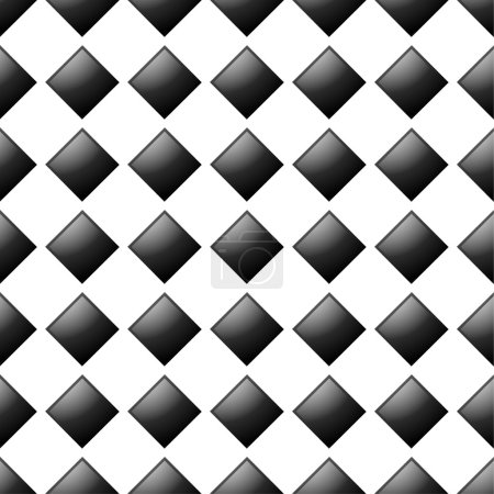 Ilustración de Cuadrados textura sin costuras, fondo, cuadros, patrón comprobado - Imagen libre de derechos
