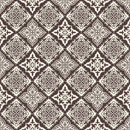 Creative seamless patchwork pattern 