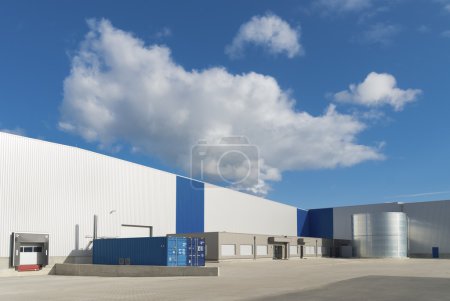 Photo for Exterior of a newly build warehouse - Royalty Free Image